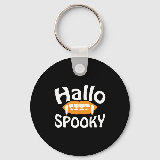 Halloween Spooky Birthday Sleutelhanger (Voorkant)