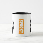 Halloween Spooky Black Cat Mok (Midden)