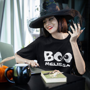 Halloween Spooky Boo Custom Schattige Whimsical Fu T-shirt