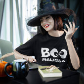 Halloween Spooky Boo Custom Schattige Whimsical Fu T-shirt