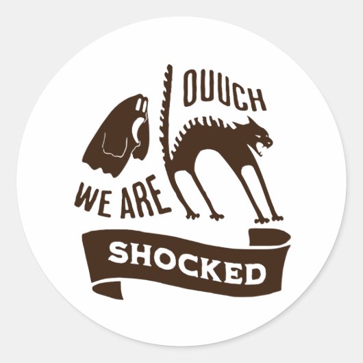 Halloween_Spooky_Boo_Pompoenen Ronde Sticker (Voorkant)