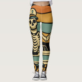 Halloween spooky Boo-zing Cruising Leggings (Voorkant)
