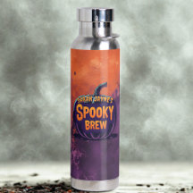 Halloween Spooky Brew Sinaasappel en Paars