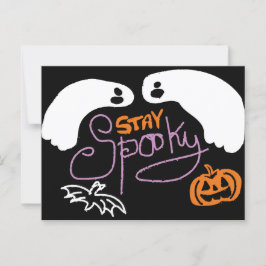 halloween spooky briefkaart