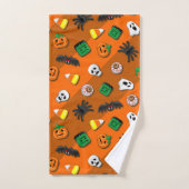 Halloween Spooky Candies Party Bad Handdoek (Handdoek)