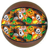 Halloween Spooky Candies Party Basketbal (Voorkant)