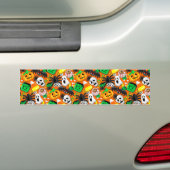 Halloween Spooky Candies Party Bumpersticker (Op auto)
