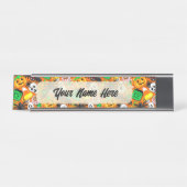 Halloween Spooky Candies Party Bureau Naambordje (Voorkant)