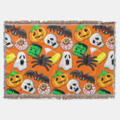 Halloween Spooky Candies Party Deken (Voorkant)