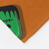 Halloween Spooky Candies Party Fleece Deken (Hoek)