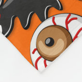 Halloween Spooky Candies Party Fleece Deken (Hoek)