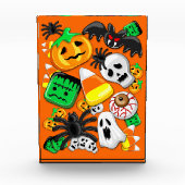 Halloween Spooky Candies Party Fotoblokken (Voorkant)