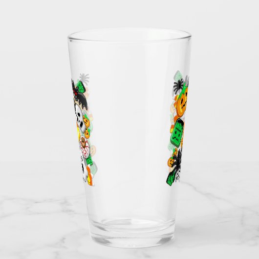 Halloween Spooky Candies Party Glas (Rechts)