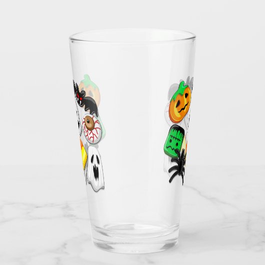 Halloween Spooky Candies Party Glas (Rechts)