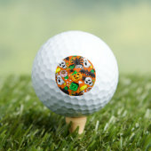 Halloween Spooky Candies Party Golfballen (Insitu Shirt)