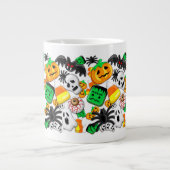 Halloween Spooky Candies Party Grote Koffiekop (Voorkant)