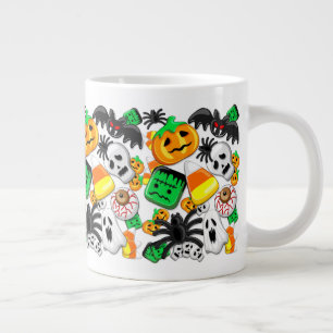 Halloween Spooky Candies Party Grote Koffiekop