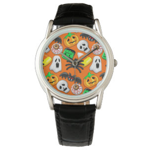 Halloween Spooky Candies Party Horloge