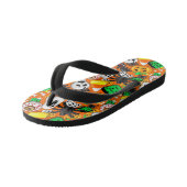 Halloween Spooky Candies Party Kinder Teenslippers (Schuin)