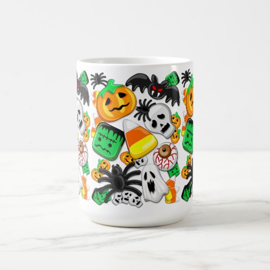 Halloween Spooky Candies Party Koffiemok (Center)