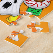 Halloween Spooky Candies Party Legpuzzel (Zijkant)