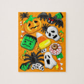 Halloween Spooky Candies Party Legpuzzel (Verticaal)
