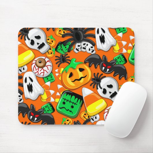 Halloween Spooky Candies Party Muismat (Met muis)