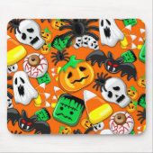 Halloween Spooky Candies Party Muismat (Voorkant)
