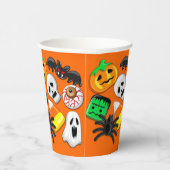 Halloween Spooky Candies Party Papieren Bekers (Rechts)
