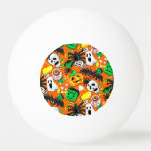 Halloween Spooky Candies Party Pingpongbal (Achterkant)