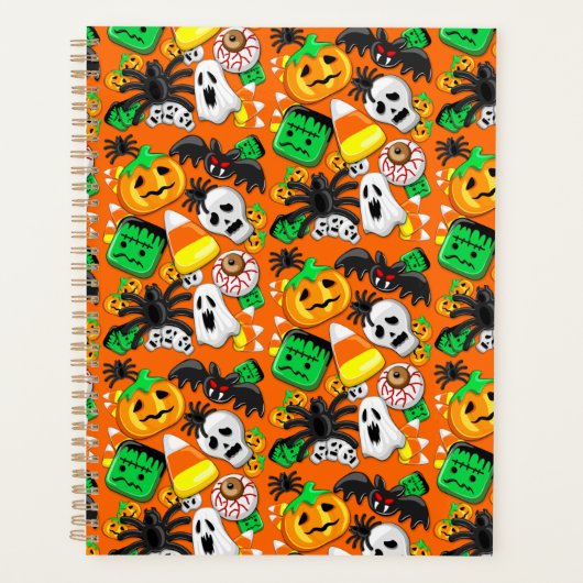Halloween Spooky Candies Party Planner (Voorkant)