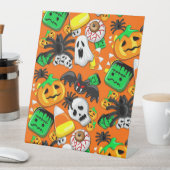 Halloween Spooky Candies Party Reclamebord Met Voetstuk (Insitu)