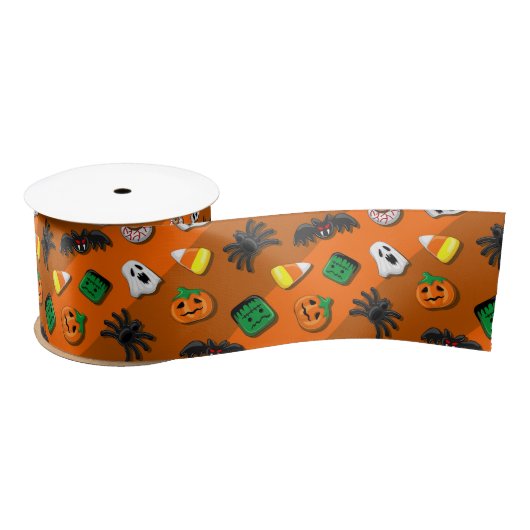 Halloween Spooky Candies Party Satijnen Lint (Spoel)