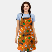 Halloween Spooky Candies Party Schort (Gedragen)