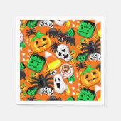 Halloween Spooky Candies Party Servet (Voorkant)