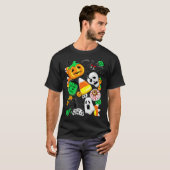 Halloween Spooky Candies Party T-shirt (Voorkant volledig)