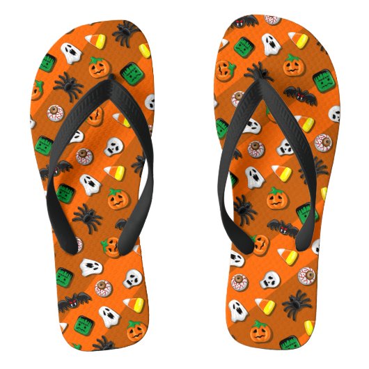 Halloween Spooky Candies Party    Teenslippers (Voetbed)