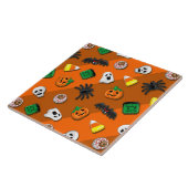 Halloween Spooky Candies Party Tegeltje (Zijkant)