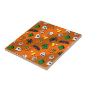Halloween Spooky Candies Party Tegeltje (Zijkant)