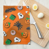 Halloween Spooky Candies Party Theedoek (Quarter Fold)