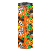 Halloween Spooky Candies Party Thermosbeker (Achterkant)