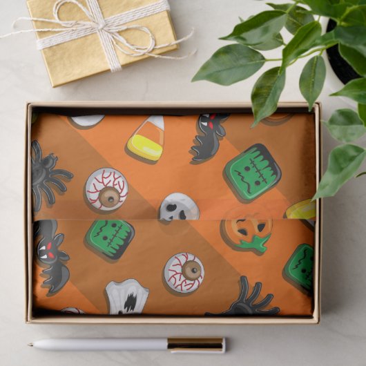 Halloween Spooky Candies Party Tissuepapier (Geschenk)