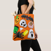 Halloween Spooky Candies Party Tote Bag (Dichtbij)