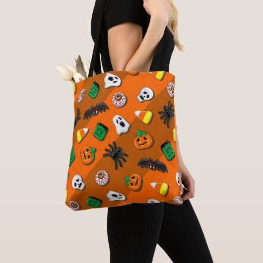 Halloween Spooky Candies Party Tote Bag (Dichtbij)
