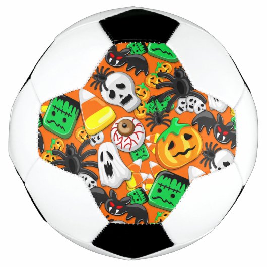 Halloween Spooky Candies Party Voetbal (Voorkant)