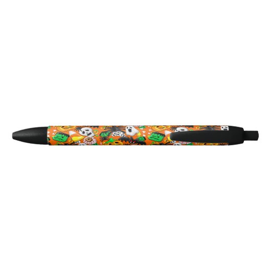 Halloween Spooky Candies Party Zwarte Inkt Pen (Achterkant)