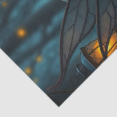 Halloween Spooky Cat and Fairy Fantasy Tissue Pap Tissuepapier (Detail)