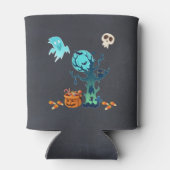 Halloween Spooky Creepy Ghost Bats Skulls & Snoep Blikjeskoeler (Achterkant)