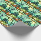 Halloween Spooky Cute Modern Collection Cadeaupapier (Hoek)