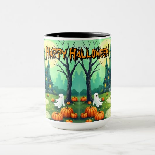 Halloween Spooky Cute Modern Collection Mok (Midden)